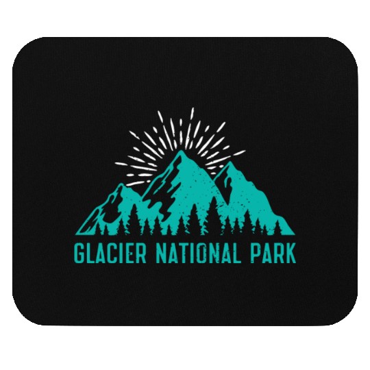 Glacier National Park Mountaineers Mountain lover Mouse Pads