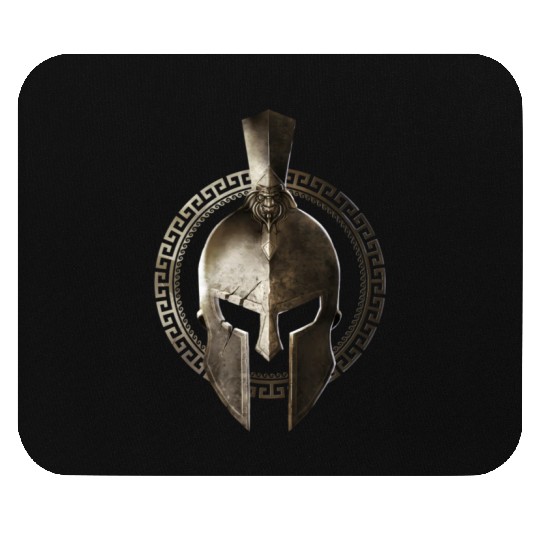 Spartan Helmet Warrior Gladiator Workout Sparta Gr Mouse Pads