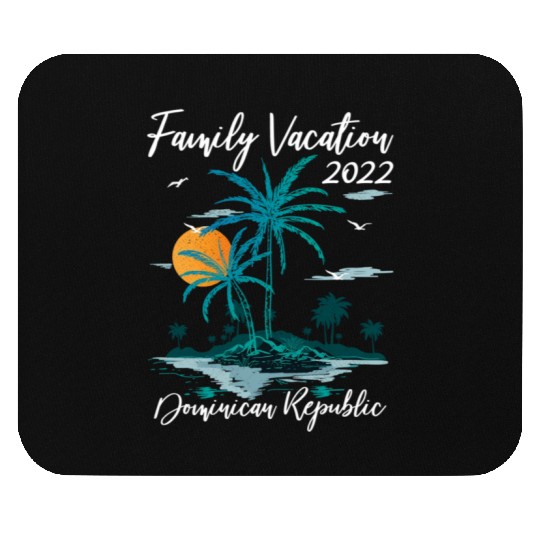 Sunset Family Vacation 2022 Dominican Republic Bea Mouse Pads