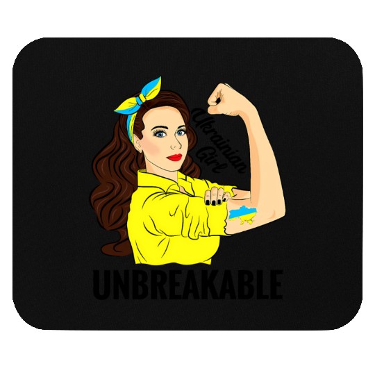 Ukrainian Unbreakable Ukraine Flag Mouse Pads