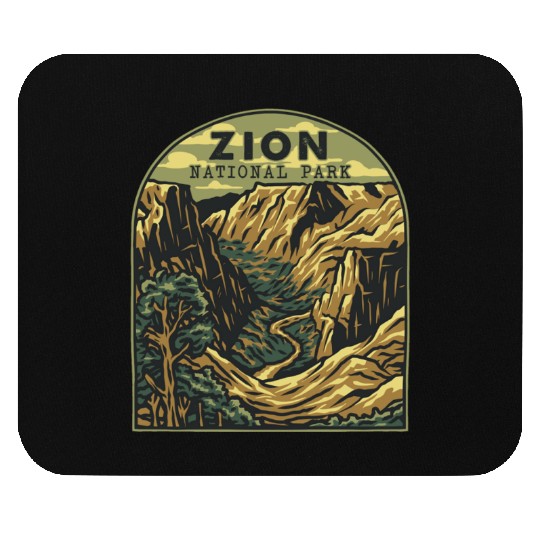 zion national park Mouse Pads
