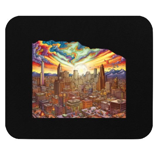 "Phoenix 3D Radiance A Limited Edition Cityscape Mouse Pads