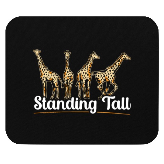 Giraffe Animal Lover Widlife Safari Zoo Zookeeper Mouse Pads