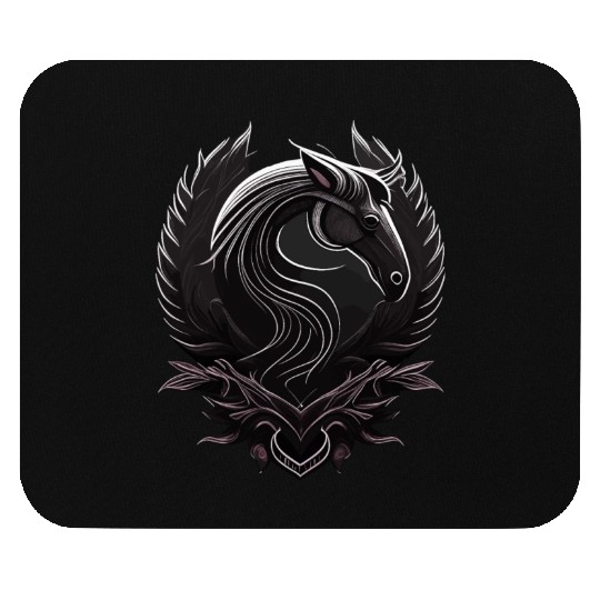 Horseshoe and Horse Mouse Pads