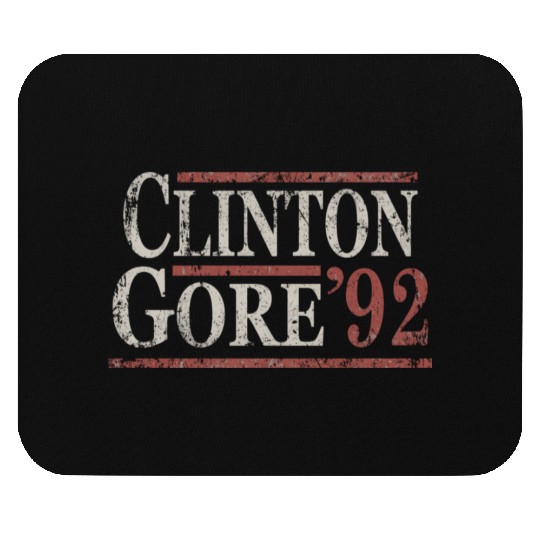 Distressed Bill Clinton Al Gore 1992 Mouse Pads