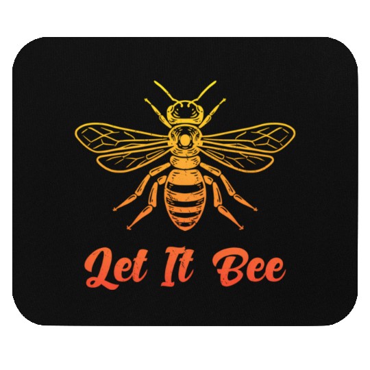 Beekepeer Let It Bee Beekepping Bumblebee Nature Mouse Pads