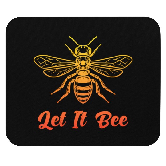 Beekepeer Let It Bee Beekepping Bumblebee Nature Mouse Pads