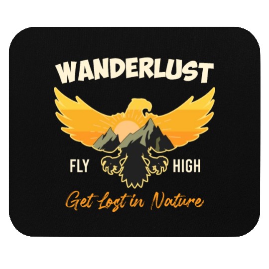Wanderlust Mountaineer Hiking Mountain love Mouse Pads