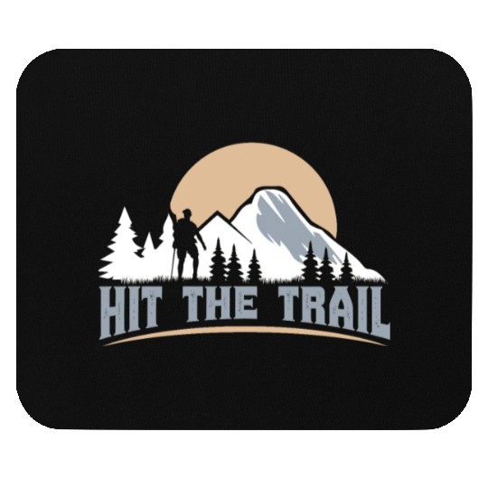 Hit the Trail Mountaineers Wanderlust Hiking Mouse Pads