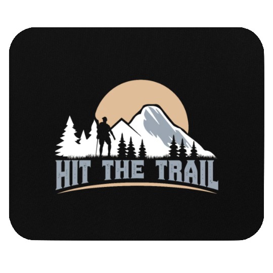 Hit the Trail Mountaineers Wanderlust Hiking Mouse Pads