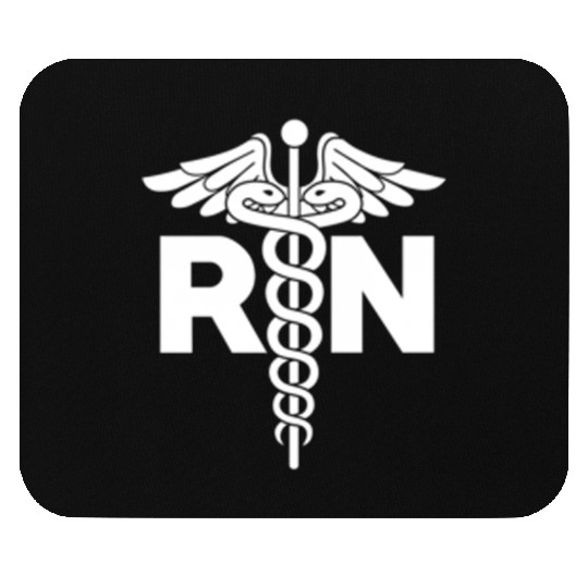 Registered Nurse Rn Hospital Staff For Nurses Mouse Pads