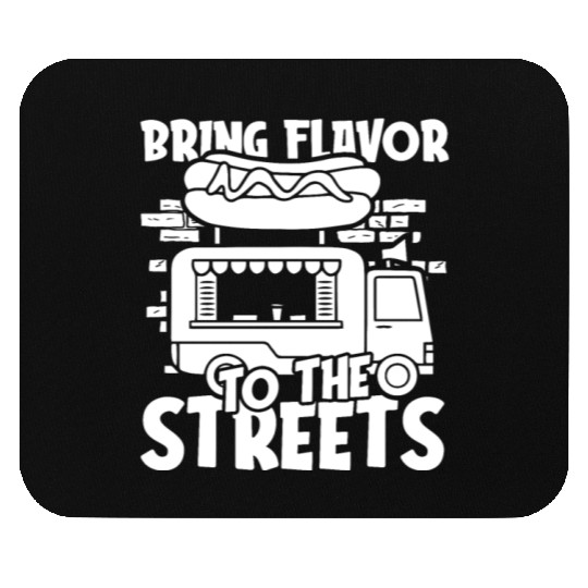 Street Food Hotdog Mouse Pads
