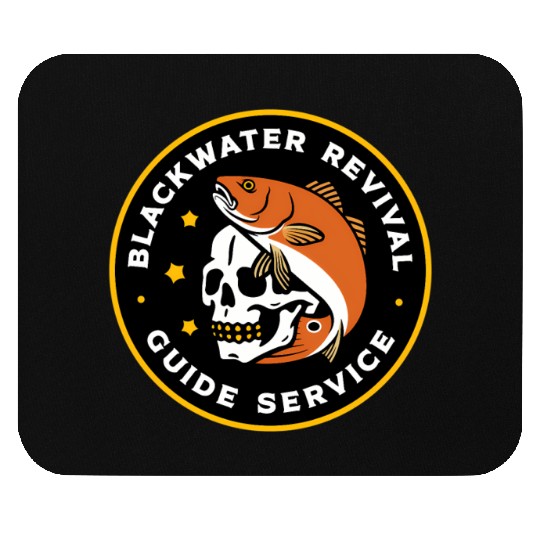 Fish Skull Mouse Pads