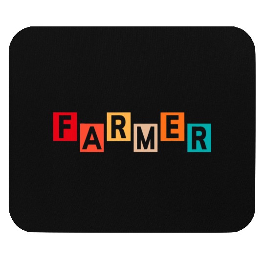 Farmer Farm Cows Cattle Horses Chickens Goats Mouse Pads