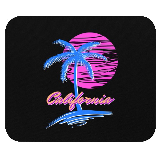 California Beaches 80S Mouse Pads