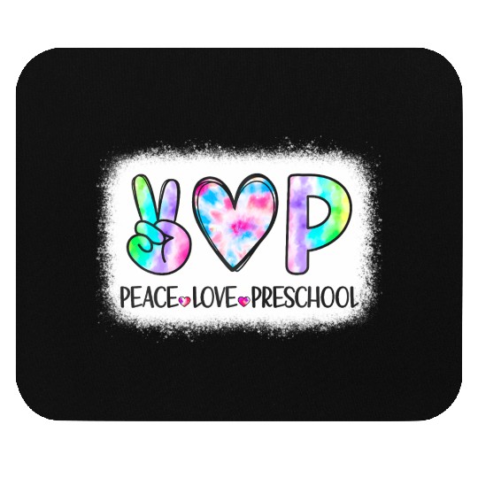Peace Love Preschool Squad Back To School Teacher Mouse Pads