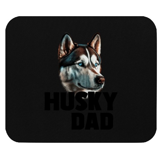 Siberian Husky siberian Husky Dad Mouse Pads