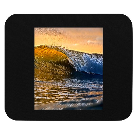 Ocean waves Mouse Pads