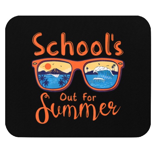 Substitute Teacher Life Hello Summer Tie Dye Summe Mouse Pads