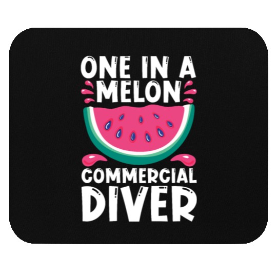 Diving Diver Melon Commercial Diving Mouse Pads