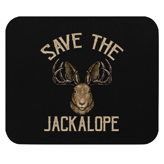 Save The Jackalope For Jackalope Fans Mouse Pads