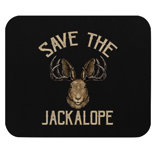 Save The Jackalope For Jackalope Fans Mouse Pads