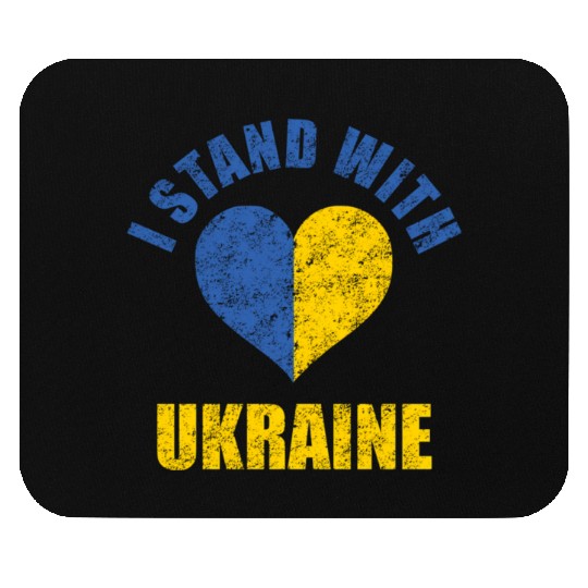 Support Ukraine I Stand With Ukraine Ukrainian Mouse Pads