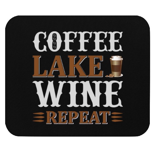 Coffee Lake Wine Repeat Mouse Pads