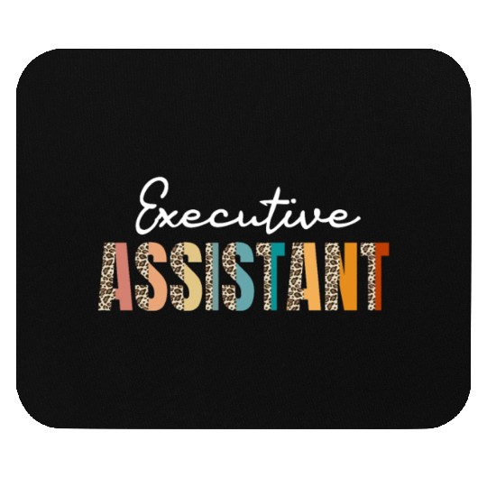 Executive Assistant Leopard Pattern Mouse Pads