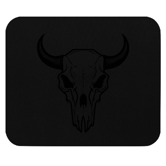 Cow Skull Boho Mouse Pads