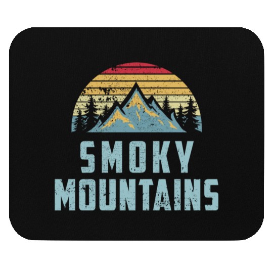 Retro Great Smoky Mountains National Park Mouse Pads