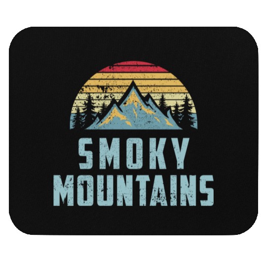 Retro Great Smoky Mountains National Park Mouse Pads