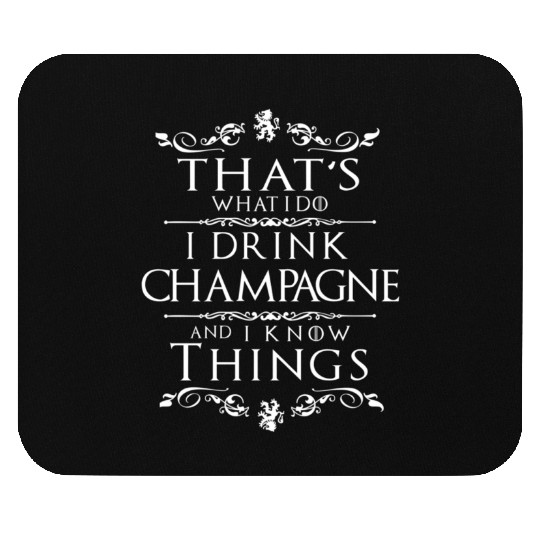 Champagne Champagne Champagne Mouse Pads