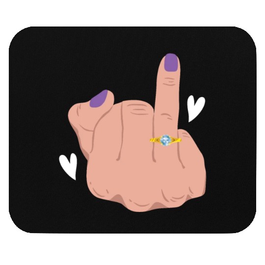 Bride And Groom Wedding Day Marriage Just Married Mouse Pads