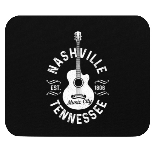 hville Tennessee Guitar Country Music City Mouse Pads