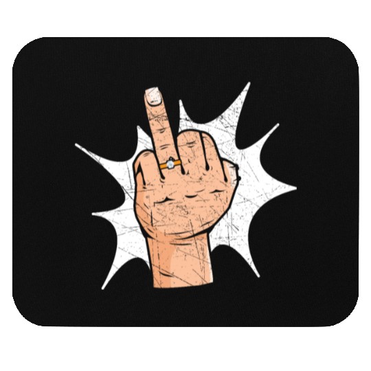 Bride And Groom Wedding Day Marriage Just Married Mouse Pads