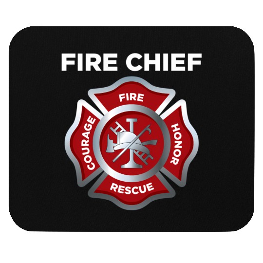 Firefighter Firefighting Fireman Fire Chief Mouse Pads