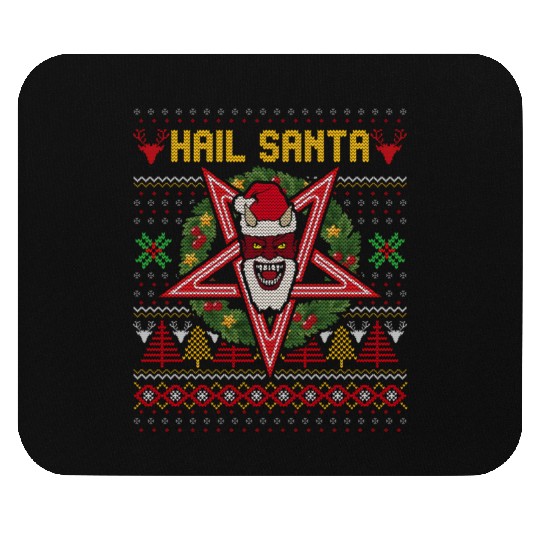 Hail Santa Weird Mouse Pads