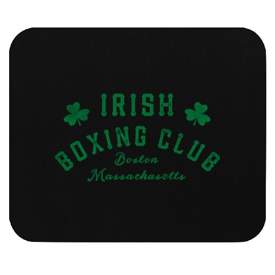 Irish Bong Club Boston Massachusetts Shamrock Mouse Pads