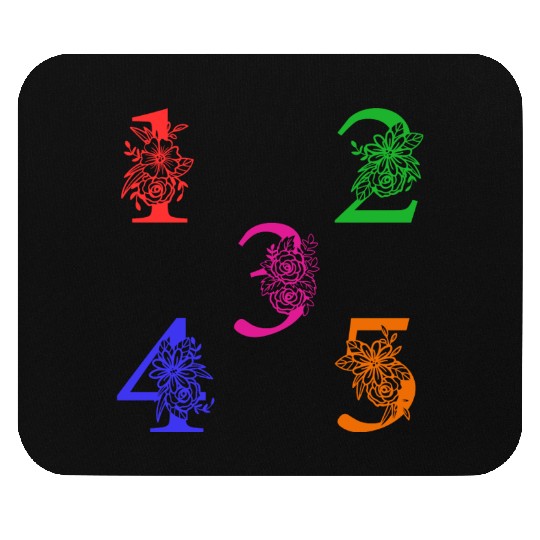Fun Numbers, Numbers Mouse Pads for kids and adults