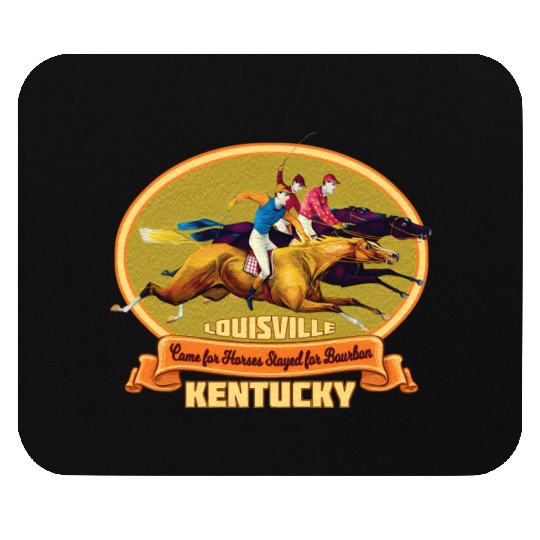 Louisville Kentucky Horse Racing Bourbon Derby Mouse Pads