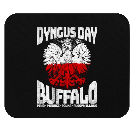Dyngus Day Buffalo Piwo Pierogi Polka Mouse Pads