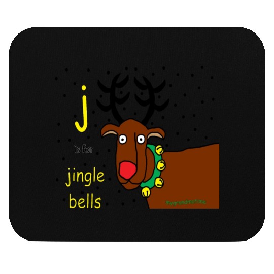 j is for jingle bells Mouse Pads