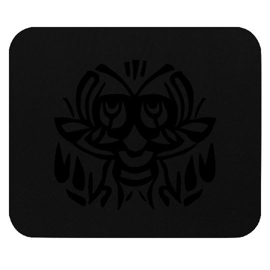 tribal insect bee vector Mouse Pads