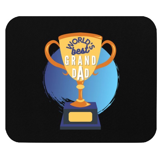 World s Best Grandad Trophy Mouse Pads
