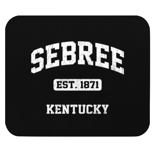 Sebree Kentucky Ky State Athletic Style Mouse Pads