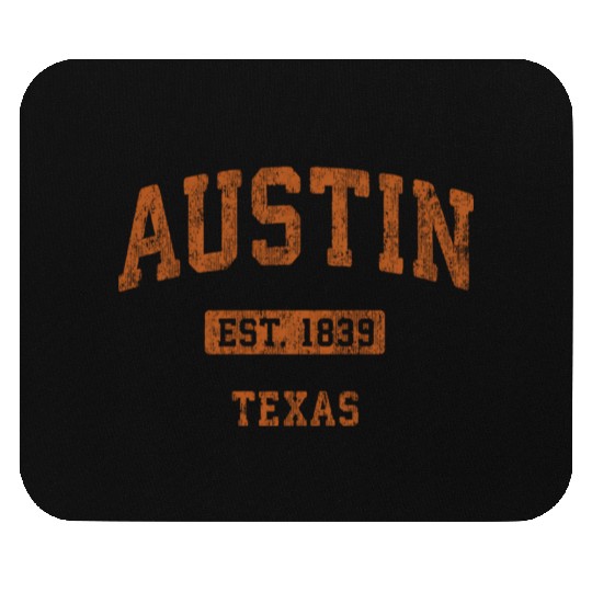 Austin Texas Tx Athletic Sports Mouse Pads