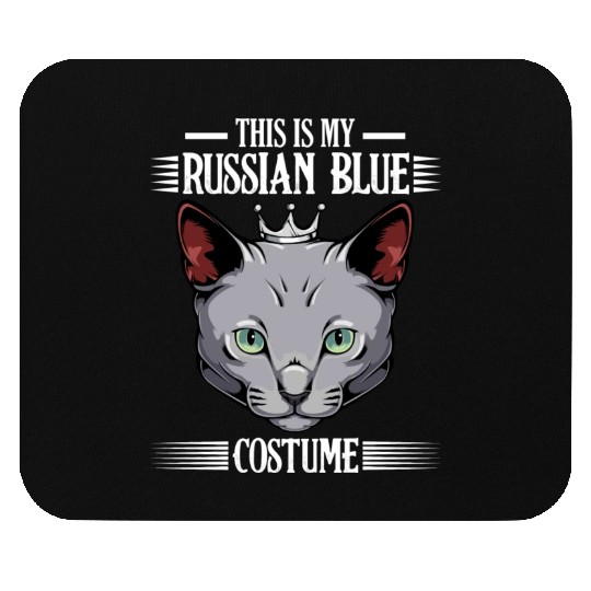 This Is My Russian Blue Costume Funny Cat Lover Mouse Pads
