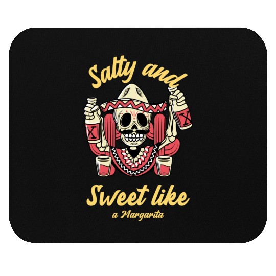 Salty And Sweet Margarita In Mexican Style Mouse Pads