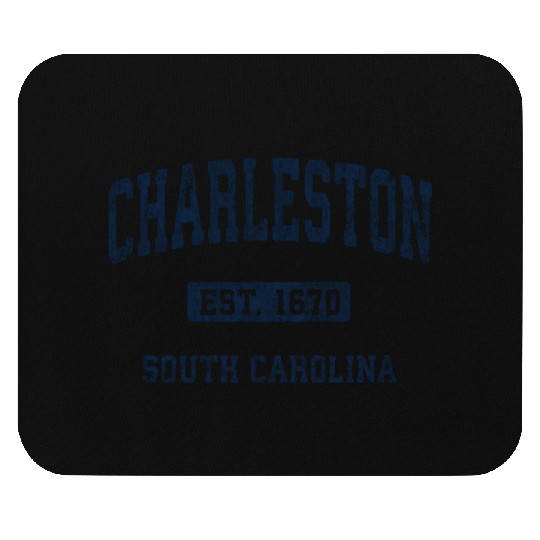 Charleston South Carolina Sc Athletic Sports Mouse Pads